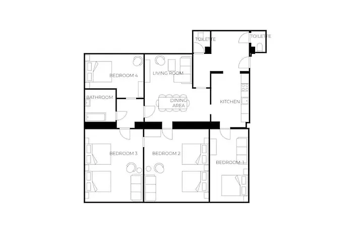 Very Spacious 4br, 3 Min To Matzleinsdorferplatz Apartment *